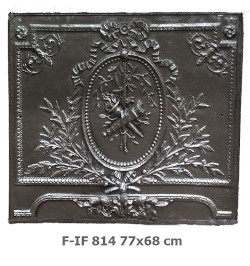 Placca decorato di camini